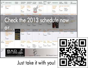 BIFF 2013 Schedule