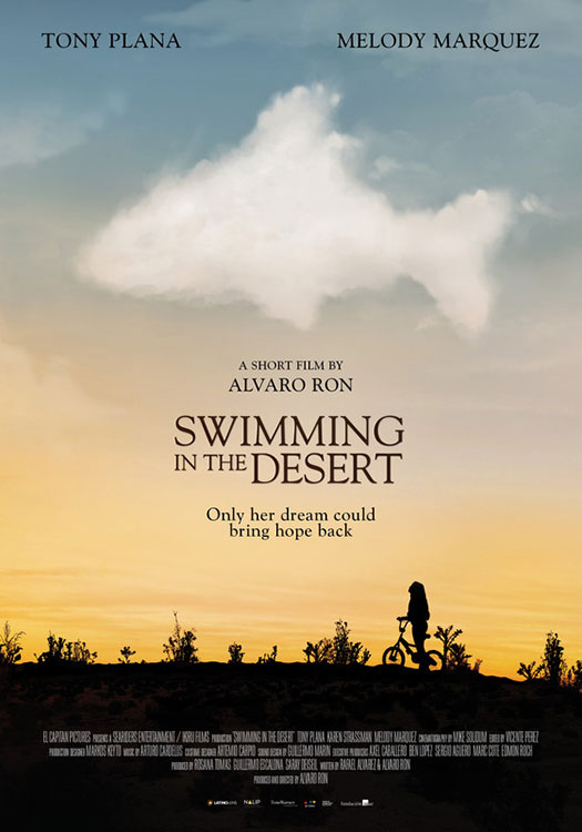 Swimming In The Desert Movie Poster - Alvaro Ron