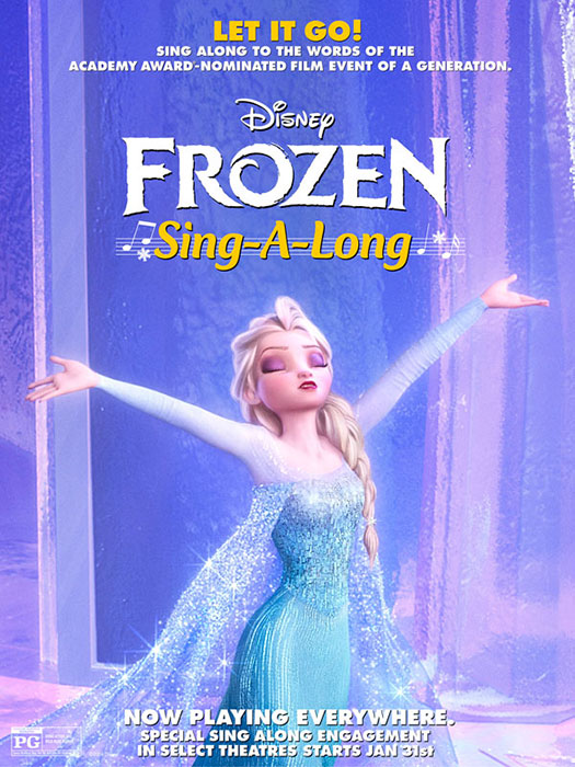 Frozen Sing-a-long poster