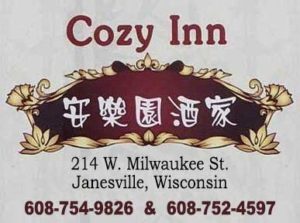 Cozy Inn logo | Janesville WI