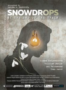 Snowdrops at the End of the Train - Poster